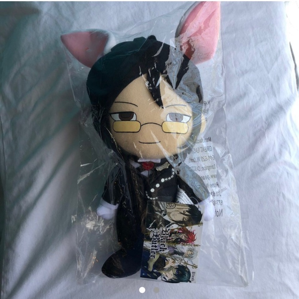 Sebastian from Black Butler anime stuffed animal